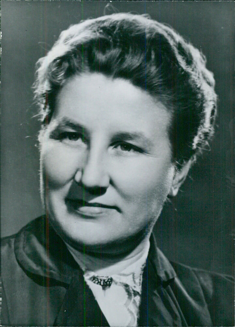 Hungarian Politician, Mrs. Jozser Nagy, Minister of Light Industry - Vintage Photograph