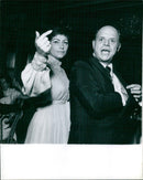 Statue of Don Rickles and his wife - Vintage Photograph
