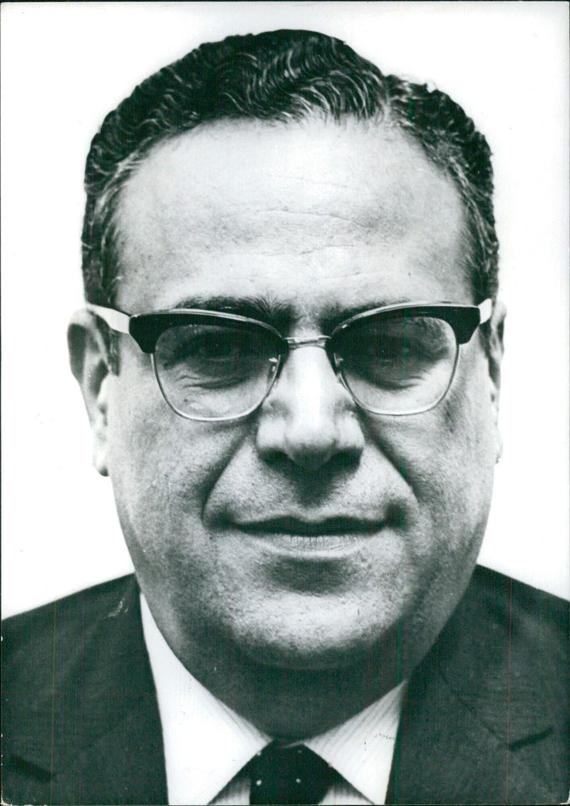 Lebanese Diplomat Edward Ghorra at the United Nations - Vintage Photograph