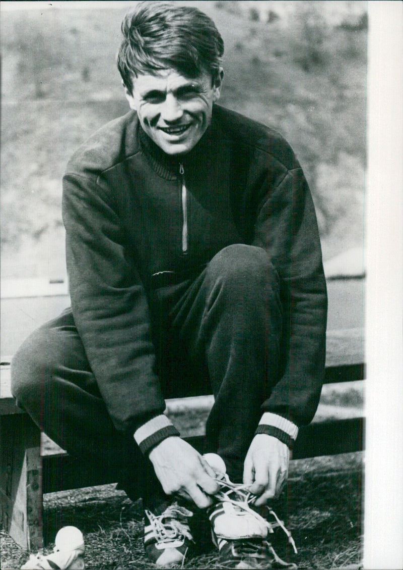 Czechoslovak Olympic athlete Josef Odlozil - Vintage Photograph