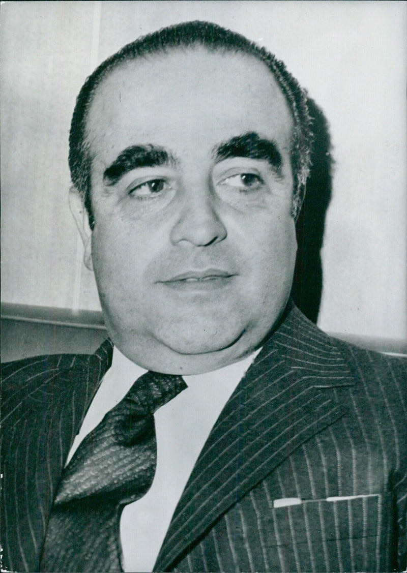 Lebanese Politicians: FUAD NAFFAH Minister of Finance - Vintage Photograph