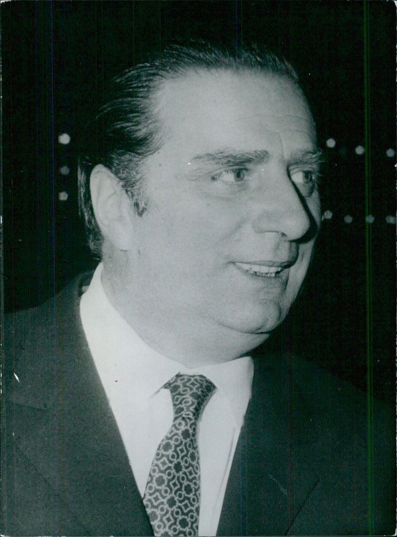 LORENZO NATALI Minister for Agriculture in the cabinet formed by Prime Minister Rumor in March 1970. - Vintage Photograph