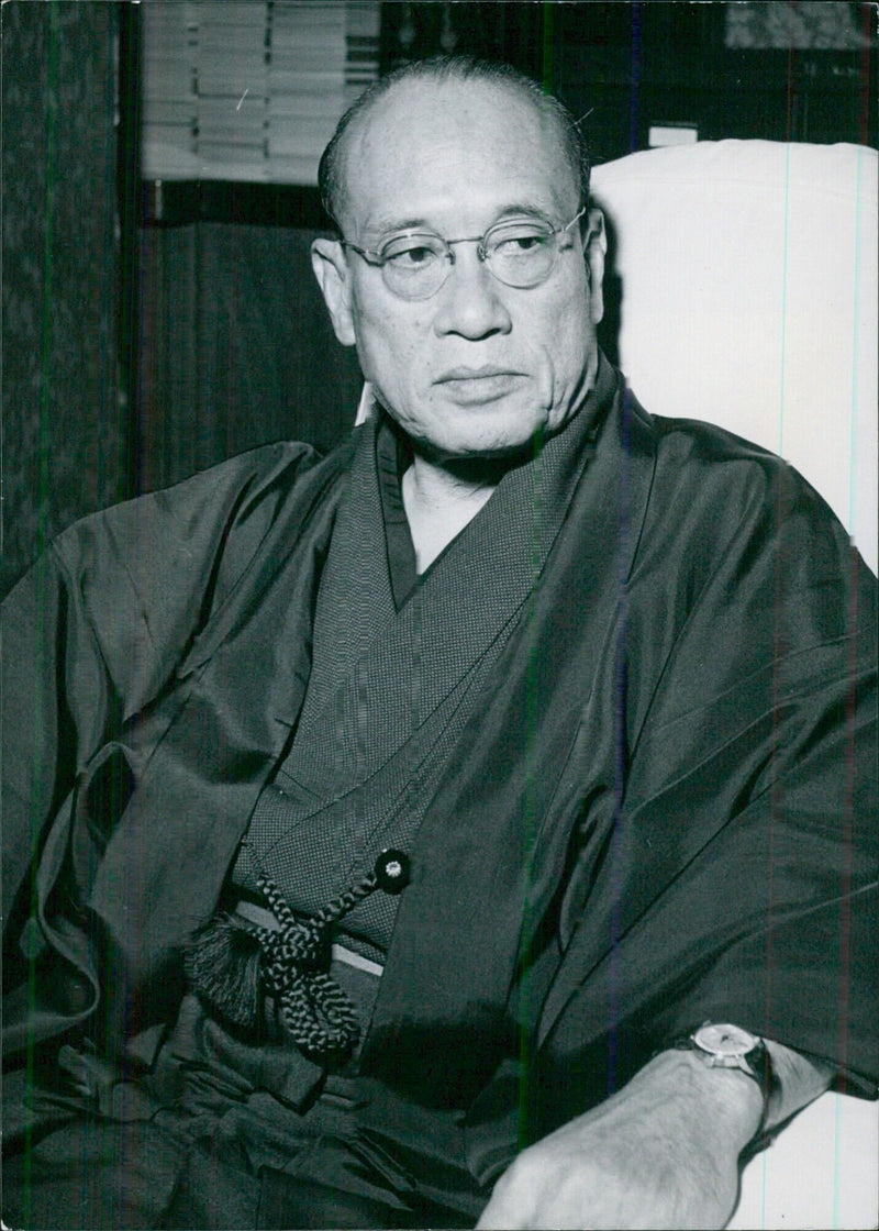 Japanese Politicians KIYOHIDE OKANO, MINISTER OF EDUCATION In Prime Minister Yoshida's second Cabinet. - Vintage Photograph