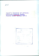 NH Egypt's Minister of Defence: MOUSTAFA NASSRAT PASHA - Vintage Photograph