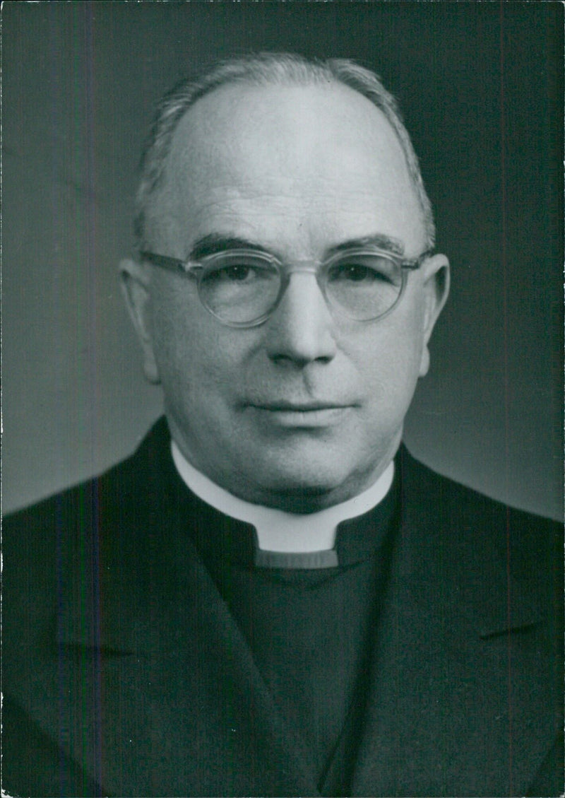 BISHOP G. BRAMLEY OXNAM, President of the Methodist Church's Council of Bishops - Vintage Photograph