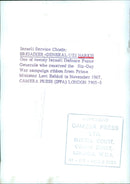 Israeli Service Chiefs: BRIGADIER-GENERAL UZI NARKIS - Vintage Photograph