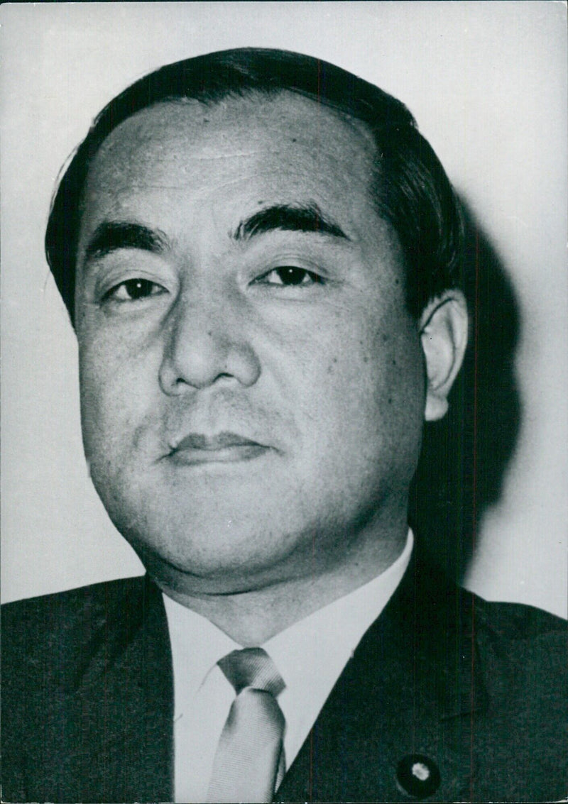 YASUHIRO NAKASONE Minister of State; Director General of the Defence Agency; former Minister of Transport - Vintage Photograph