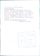 Pakistani Politician Ghulam Nabi - Vintage Photograph