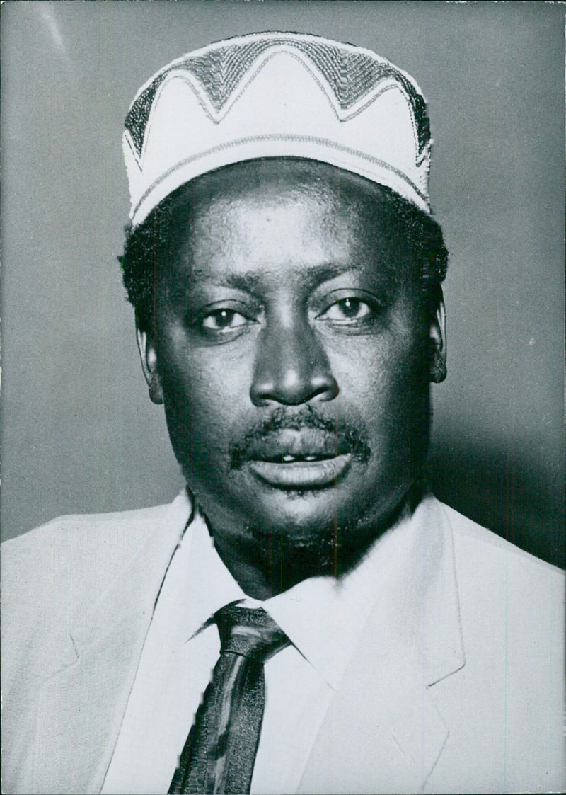 OGINGA ODINGA, Minister for Home Affairs in the Kenya Government - Vintage Photograph