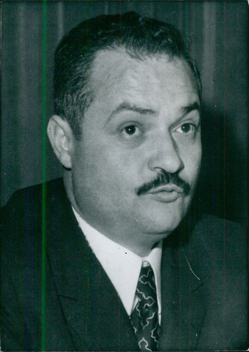 Adnan Abu Odech, Jordanian Minister of Information - Vintage Photograph