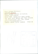 West German Writer Christa Reinig - Vintage Photograph