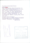 British Personalities: LORD REAY - Vintage Photograph