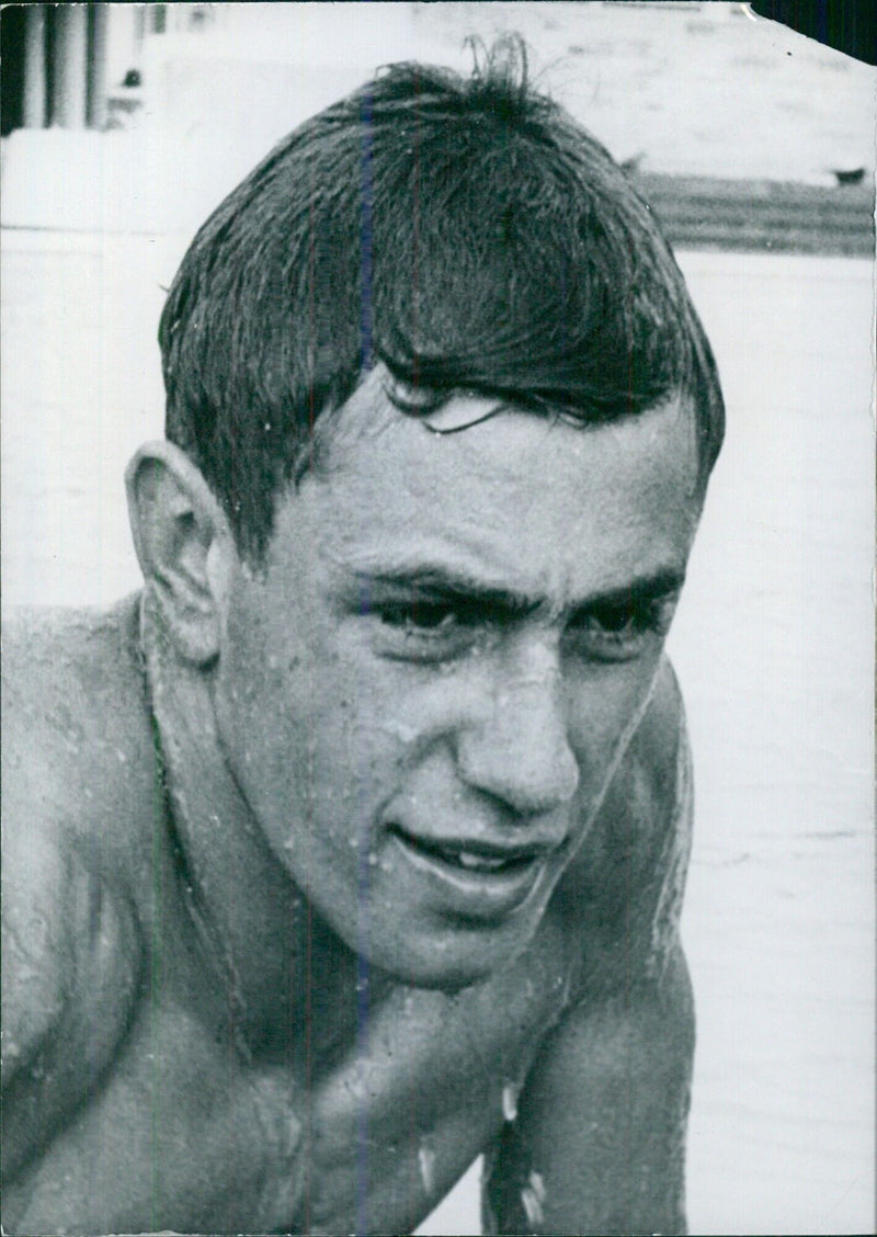 Australian Swimmer Ian O'Brien - Vintage Photograph