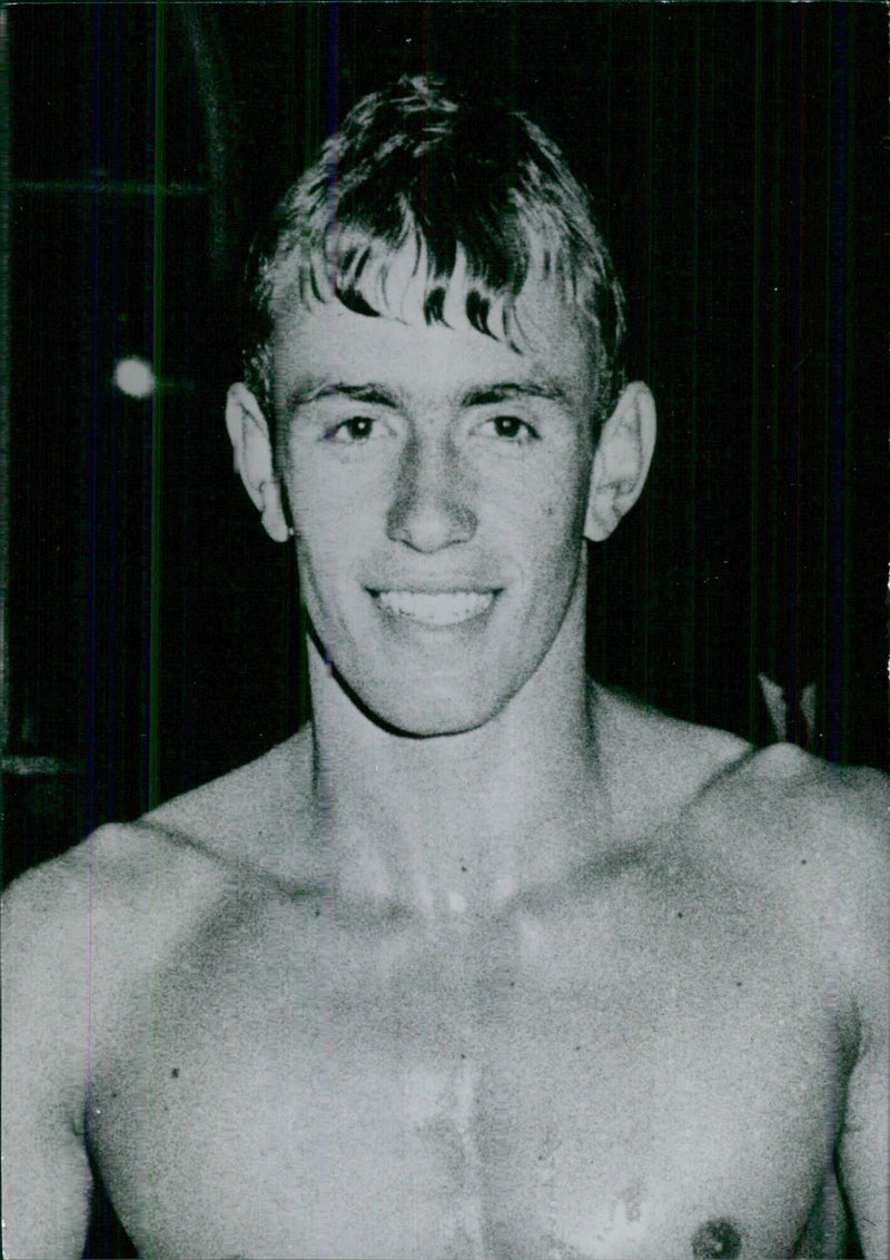 Australian Swimmer Ian O'Brien Selected for Mexico City Olympic Games - Vintage Photograph