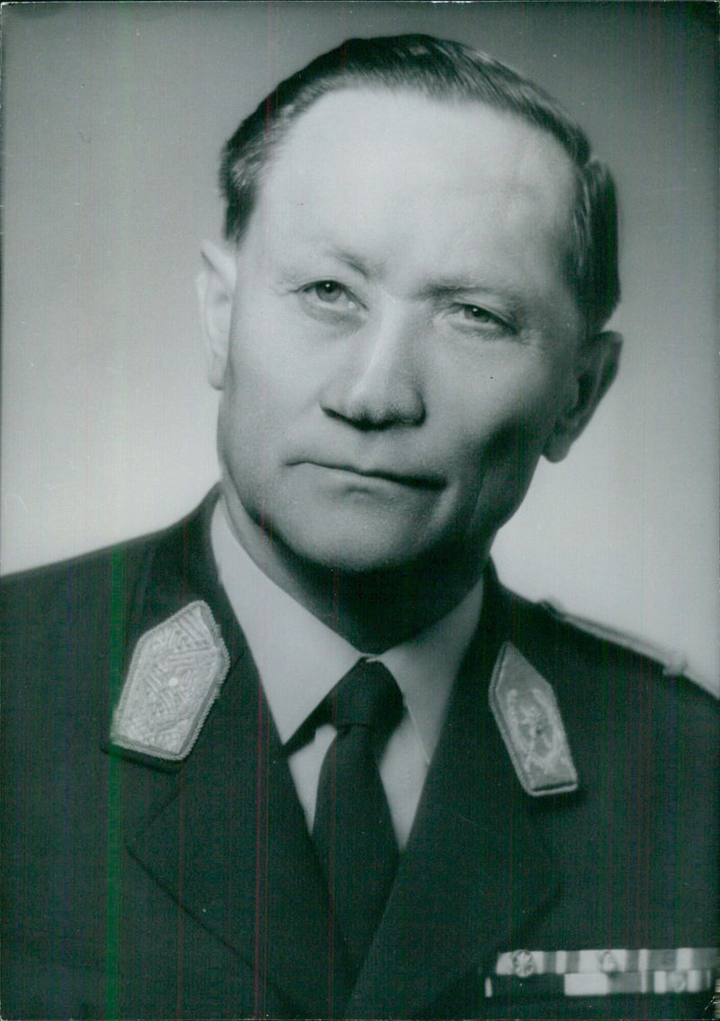 Major General Hubert Obermair - Vintage Photograph