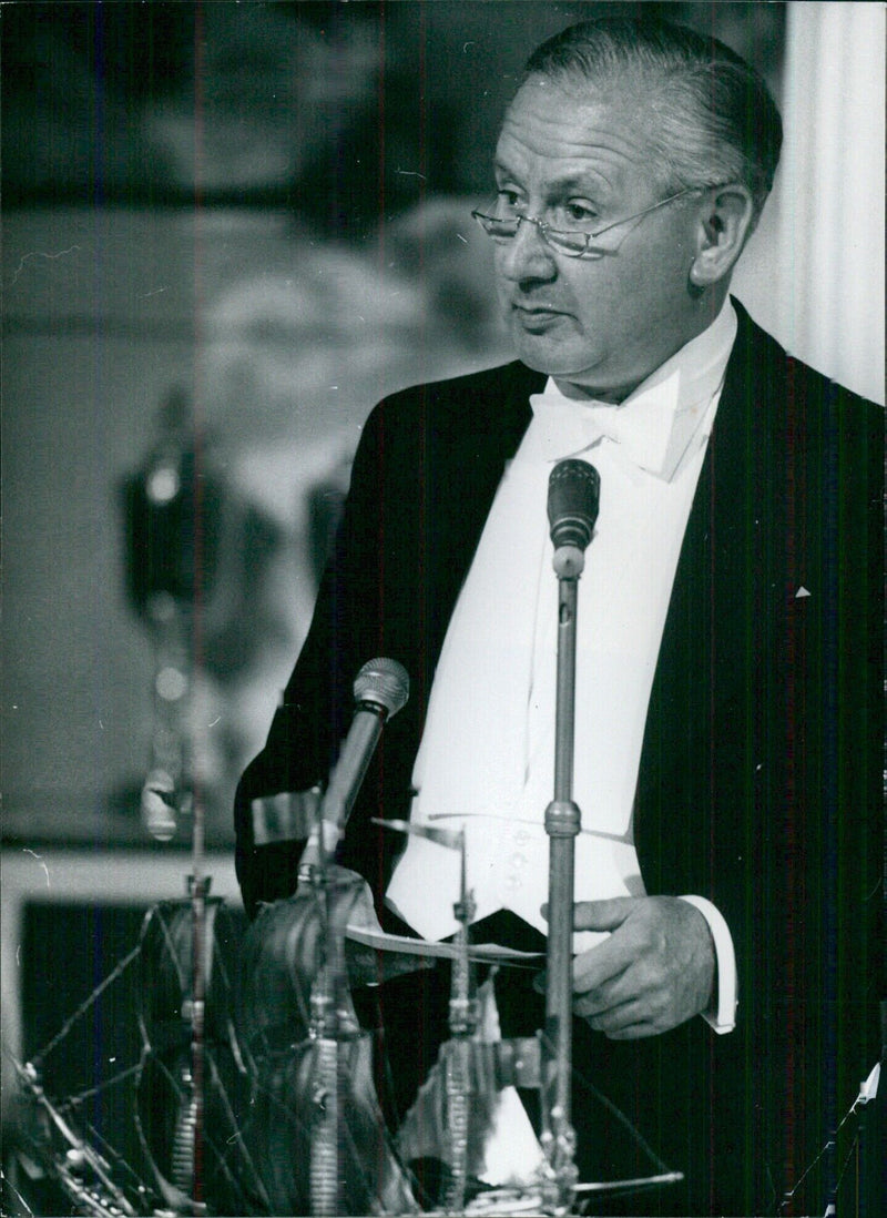 Leslie K. O'Brien, Governor of the Bank of England - Vintage Photograph