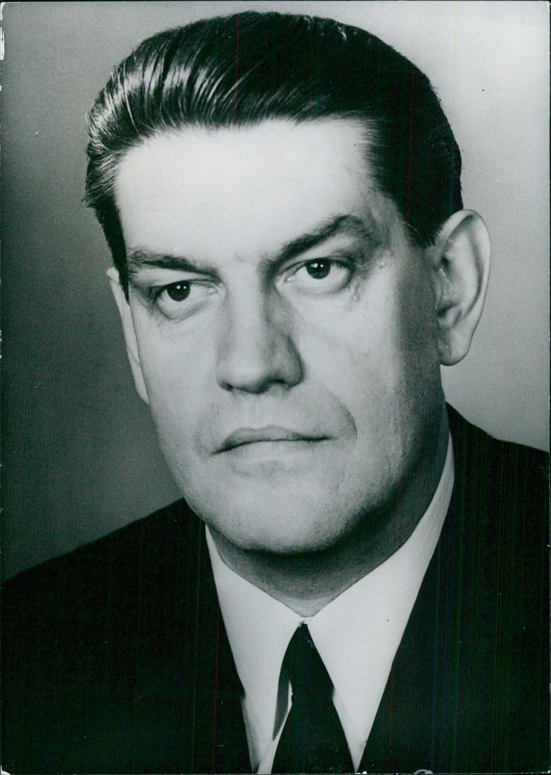 Dr. Hans Reichelt, East German Minister for the Environment and Water Supply - Vintage Photograph