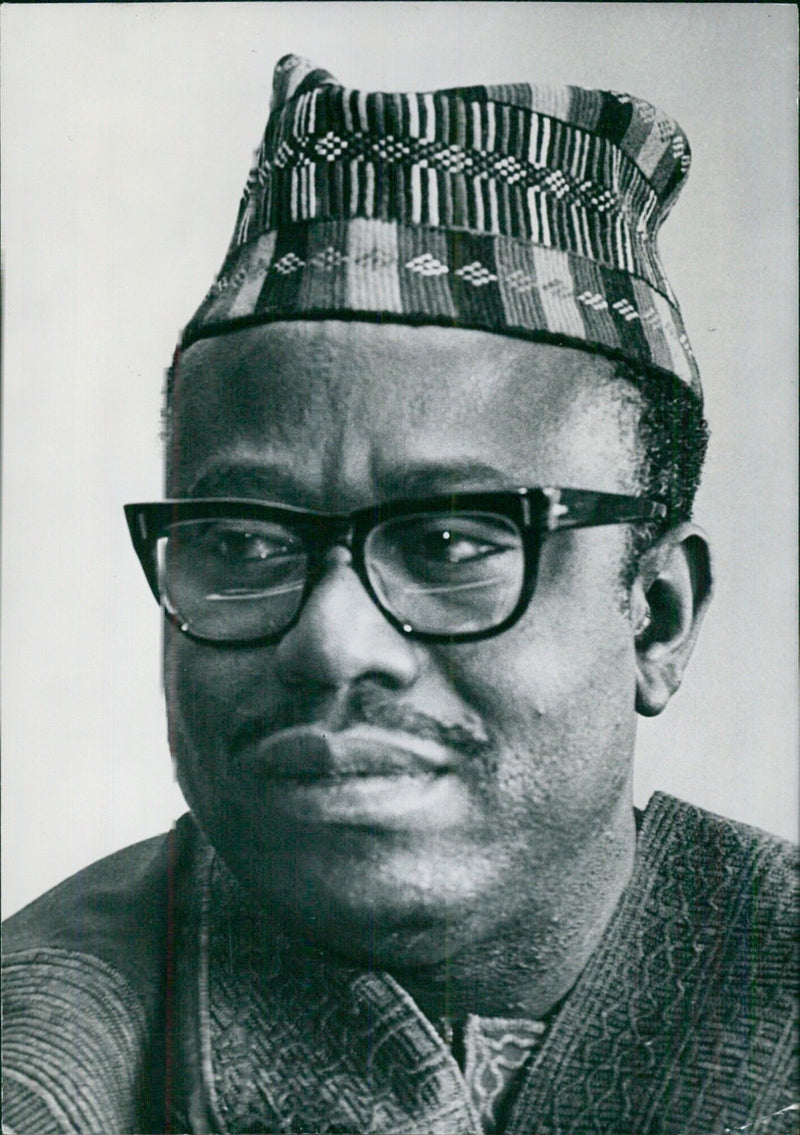 Nigerian diplomat Edwin Ogebe Ogbo, Permanent Representative of Nigeria to the United Nations, since February 1968. - Vintage Photograph