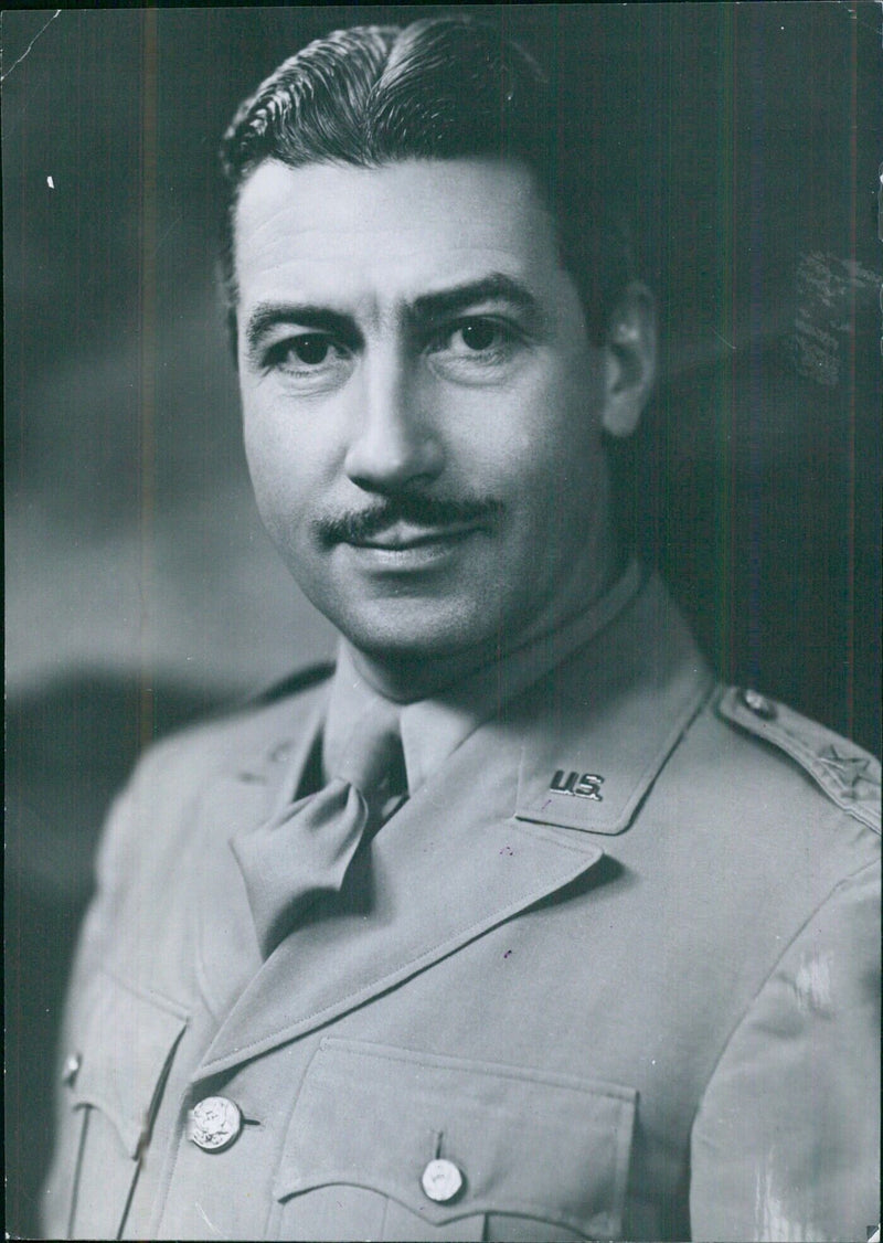 Brig. Gen. William Richards in command of Long Range Proving Ground Division, United States Air Force - Vintage Photograph