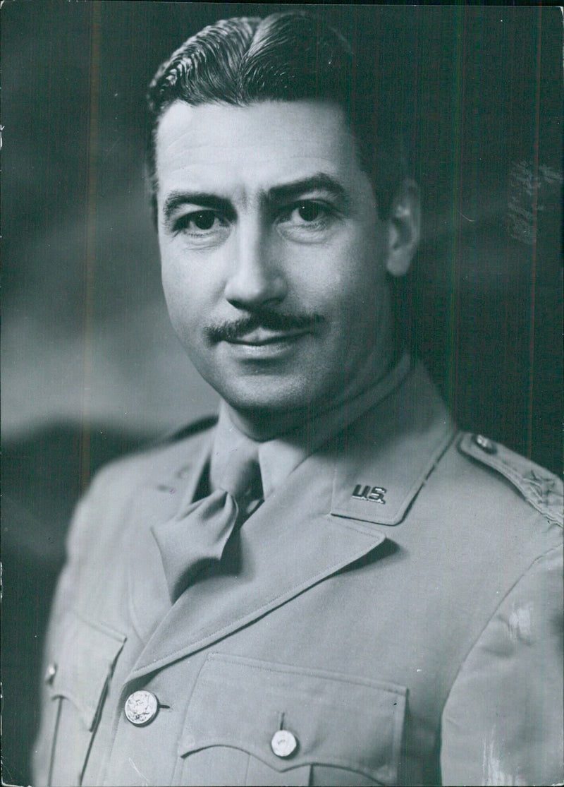 US American Service Chiefs Brig. Gen. WILLIAM L. RICHARDS ON in command of Long Range Proving Ground Division, United States Air Force. - Vintage Photograph