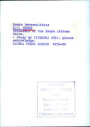 F.W. ODEDE, President of the Kenya African Union - Vintage Photograph