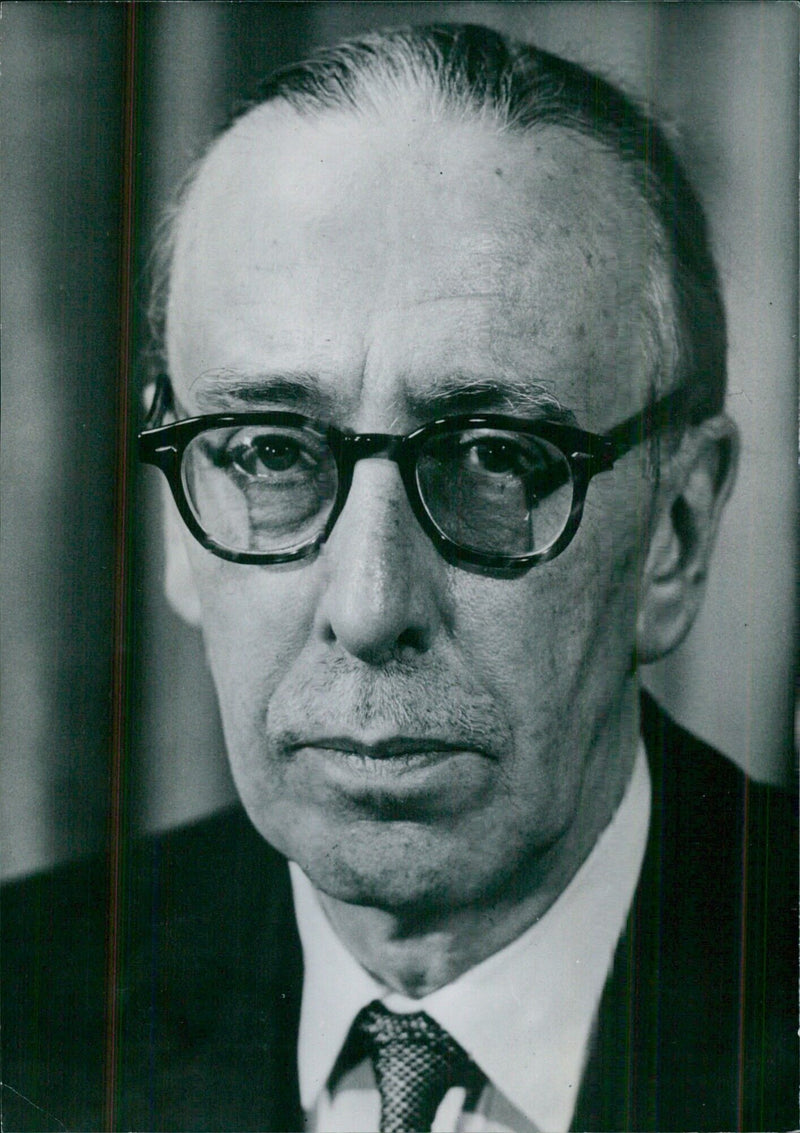 Canadian diplomat Charles S.A. Ritchie, Permanent Representative to NATO. - Vintage Photograph