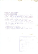 MARTIN REYNOLDS, Top British 200 Metres Runner - Vintage Photograph