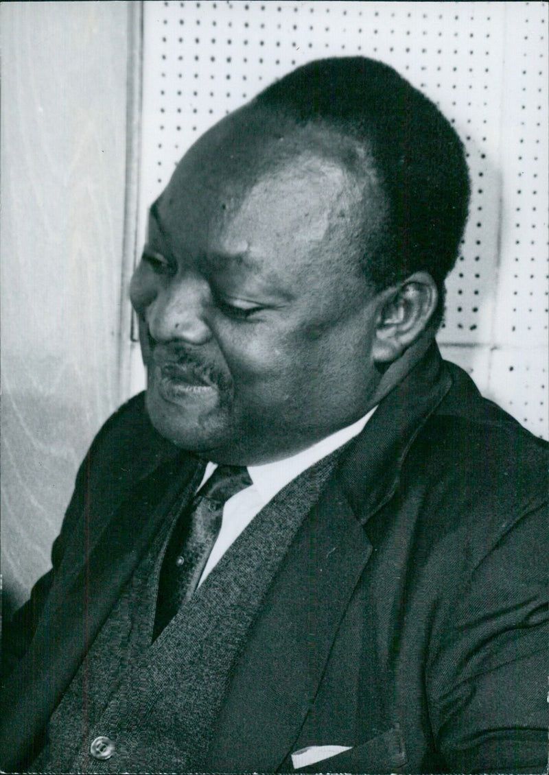 JOSEPH OTIENDE Minister of Education in the Kenya Government formed in June 1963 - Vintage Photograph