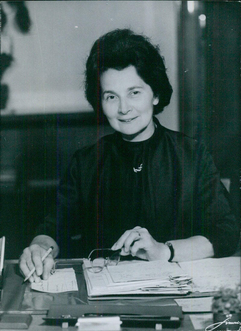 GRETE REHOR, Minister for Social Administration - Vintage Photograph