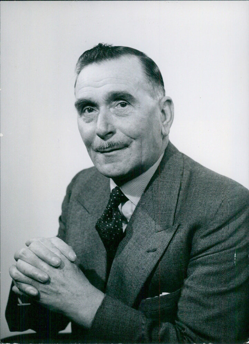 Sidney Omber, General Secretary of the Ship constructors and Shipwrights' Association - Vintage Photograph