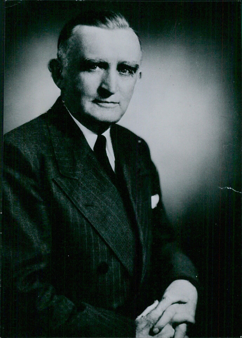 SENATOR JOSEPH C. O'MAHONEY, Democrat of Wyoming, member of the U.S. Senate Committee on Interior and Insular Affairs. - Vintage Photograph