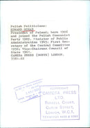 EDWARD OCHAB, President of Poland - Vintage Photograph