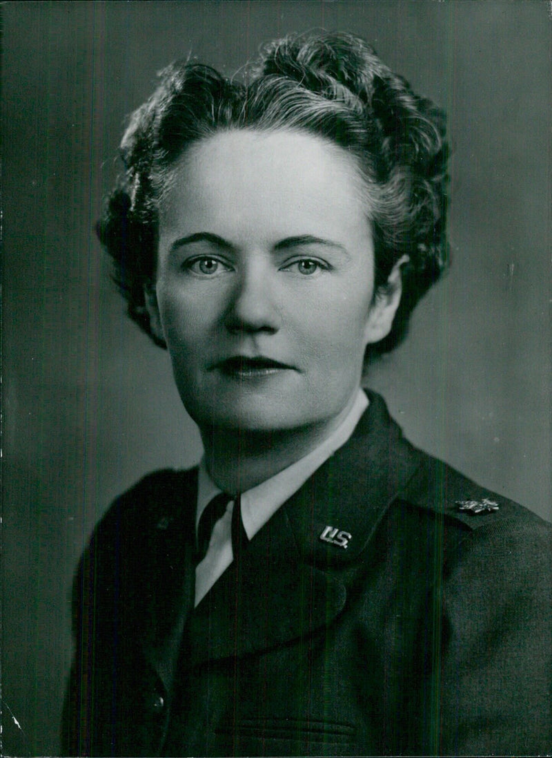 LT. COL. EMMA JANE RILEY Appointed Director of Women in the U.S. Air Force - Vintage Photograph