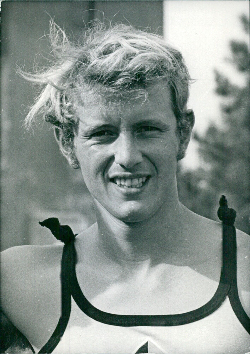 West German Runner Werner Reibert - Vintage Photograph