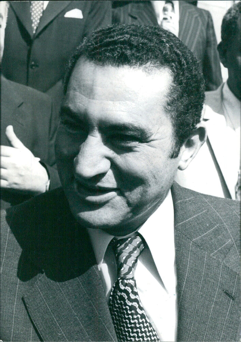 Egyptian Politicians: HOSNY MUBAREK - Vintage Photograph