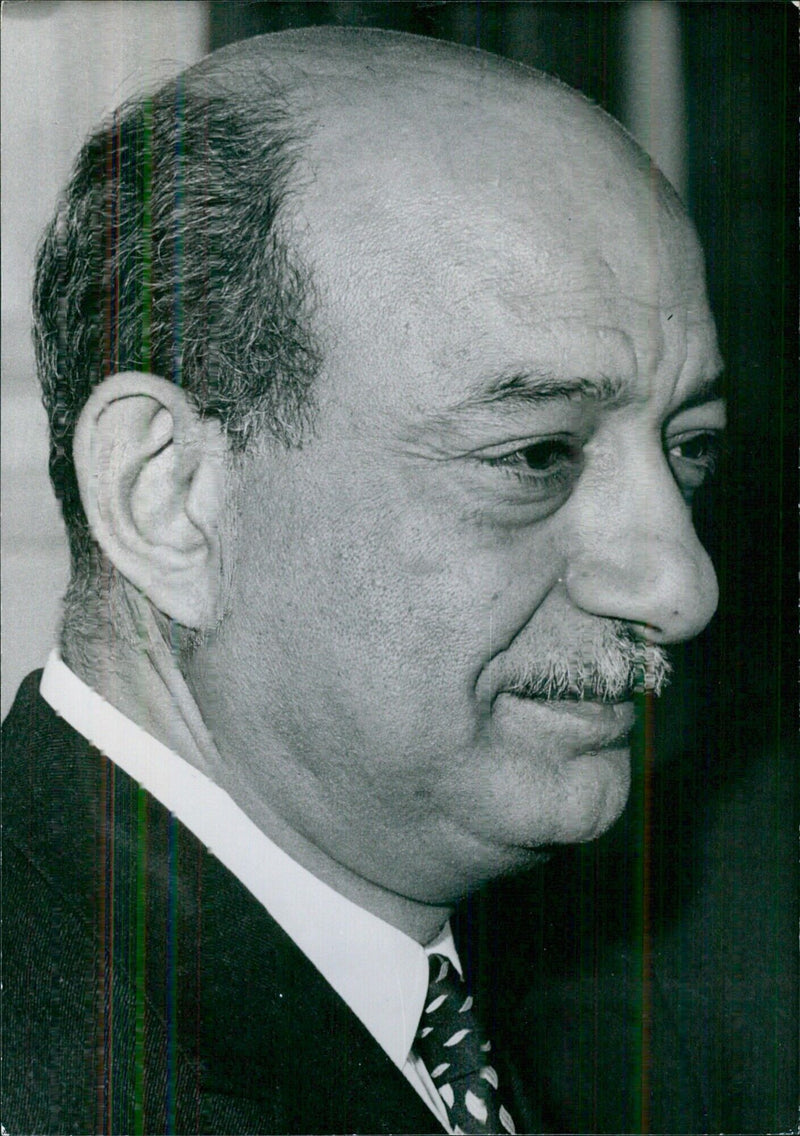 Mahmoud Biad, Minister of Foreign Affairs since 1964 - Vintage Photograph