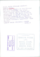 Robert Resha speaking at a United Nations meeting on South Africa's apartheid policy - Vintage Photograph