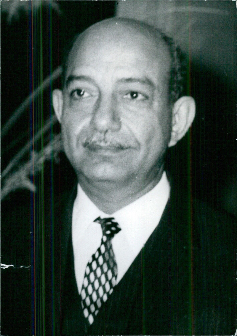 MAHMOUD RIAD Vice-President and Minister of Foreign Affairs - Vintage Photograph