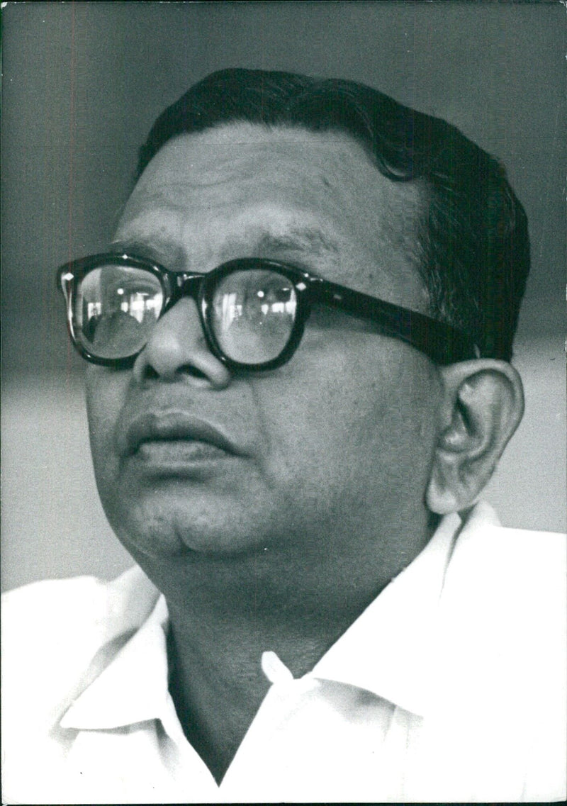 Indian Politicians: RAGHU NATH REDDY Minister of State - Vintage Photograph