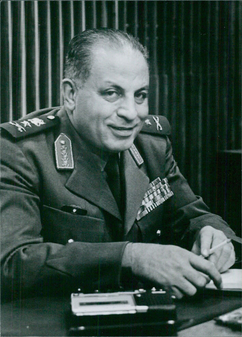 Egyptian Politicians: Gen. ABU GHAZALEH OPS - Vintage Photograph