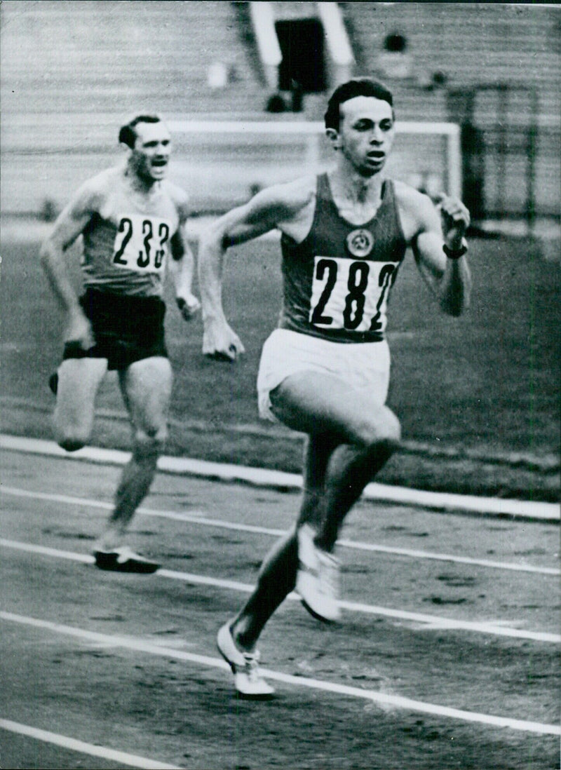 Soviet Athlete Edvin Ozolin - Vintage Photograph