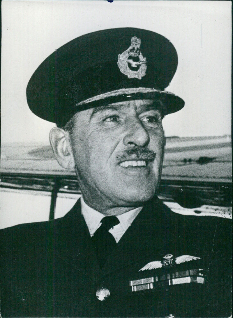 AIR VICE-MARSHAL BRYAN REYNOLDS. C.B.E. Air Officer Commanding, Malta; Deputy Commander-in-Chief, Allied Forces Mediterranean (Air). - Vintage Photograph