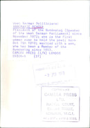 ANNEMARIE RENGER, President of the Bundestag (Speaker of the West German Parliament) - Vintage Photograph