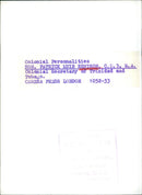 Hon. Patrick Muir Renison, Colonial Secretary of Trinidad and Tobago - Vintage Photograph