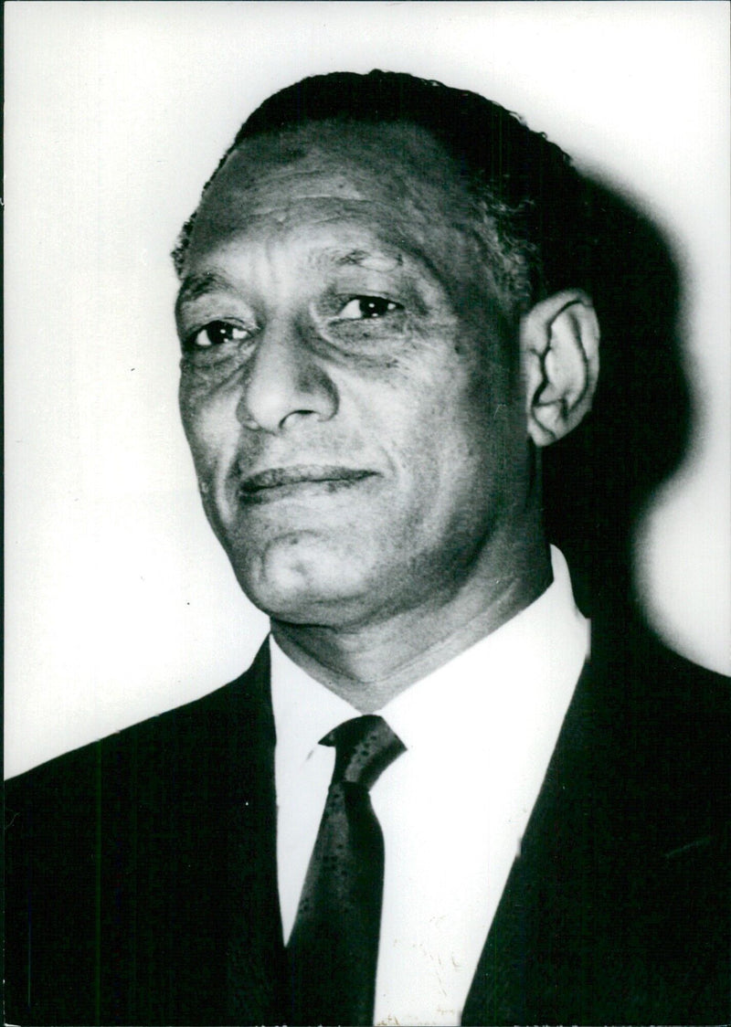 Ethiopian Minister of Commerce, Abebe Reta - Vintage Photograph
