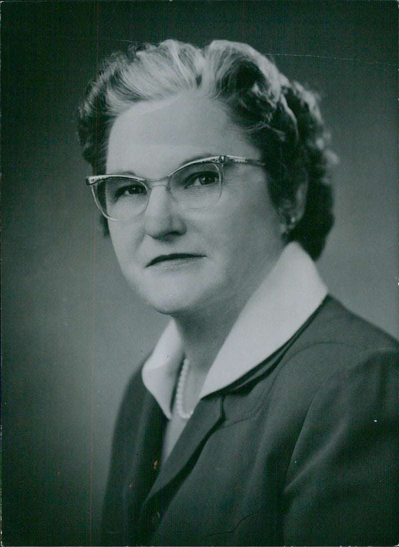 MRS. PETER GIBSON, President of the National Federation of Republican Women - Vintage Photograph