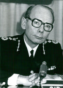 Sir Kenneth Newman, Commissioner of Metropolitan Police - Vintage Photograph