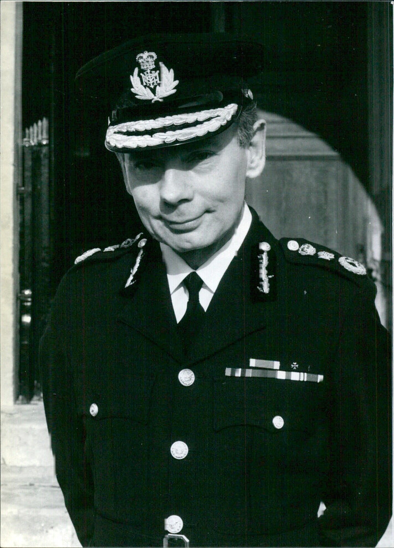 Sir Kenneth Newman, the future Commissioner of the Metropolitan Police - Vintage Photograph