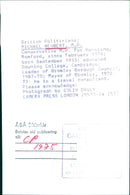 British Politician: Michael Neubert, M.P. - Vintage Photograph