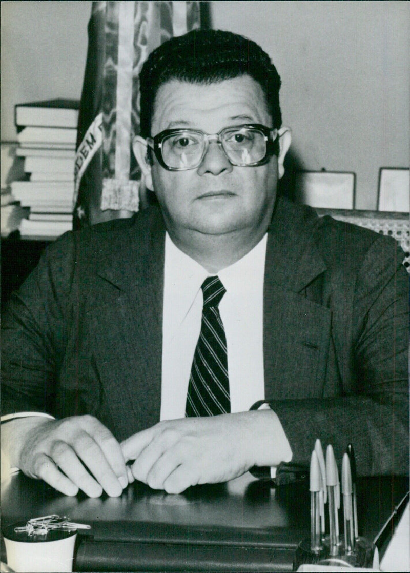 ANTONIO DELFIM NETTO, Brazilian Minister and Head of the Brazilian Secretariat for Planning - Vintage Photograph